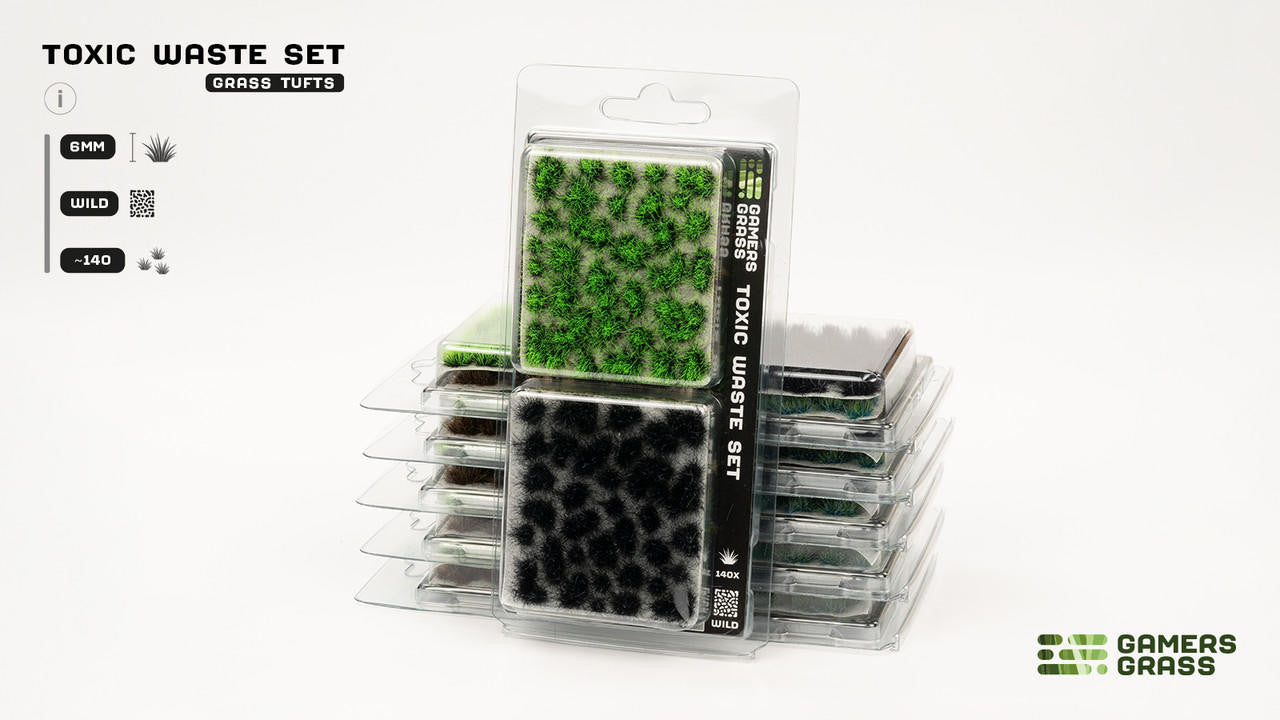 Gamers Grass Toxic Waste Tuft Set SET-TW
